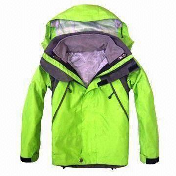 Best Children's Outdoor Jacket in Light Green wholesale