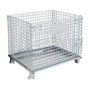 Best everlasting hot dip galvanzed wire mesh pallet cage wholesale