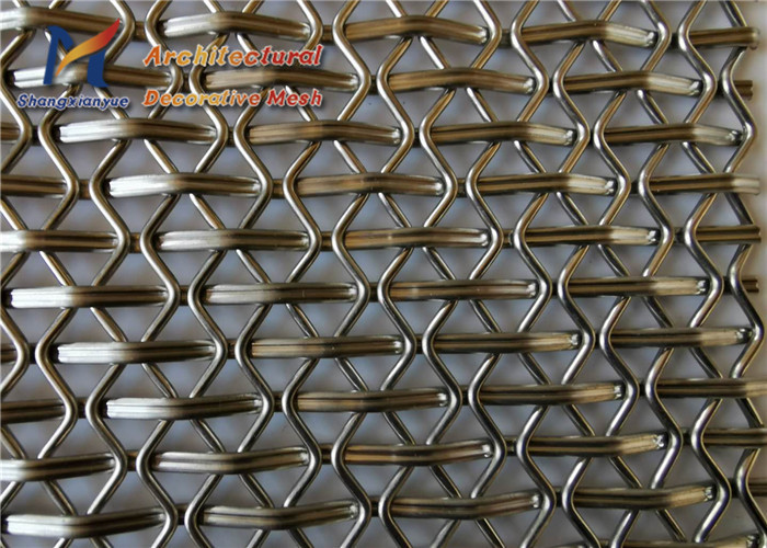 Best 5mm Bronze Architectural Woven Wire Mesh Museums Facade wholesale