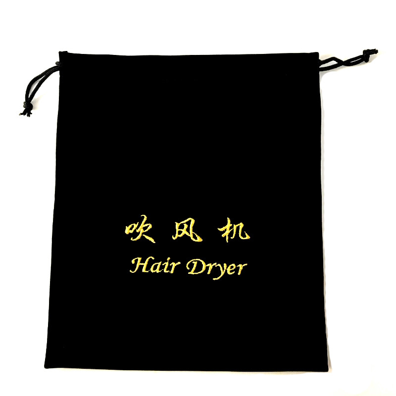 Best Dust Proof Hair Dryer Bag , Washable Heat Transfer Printing Pull String Bag wholesale