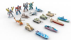 Best Collectible Toys | Gifts & Premiums Variety 3D Puzzle 16 Figurines | Ship,Robot,Plane,Tank wholesale