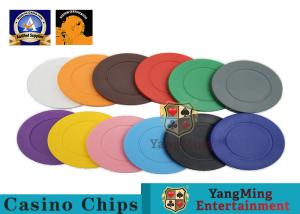 Best Lightweight ABS Hotstamping Logo Dice Poker Chip / Colorful Roulette Poker Chips wholesale