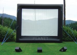 Best Safety Inflatable Movie Screen Rental  / Inflatable TV Screen Reinforced Oxford Cloth wholesale