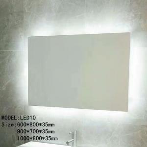 Best Touch Switch Hotel Bathroom Mirror With Radio / Bluetooth Led Wall Mirror wholesale