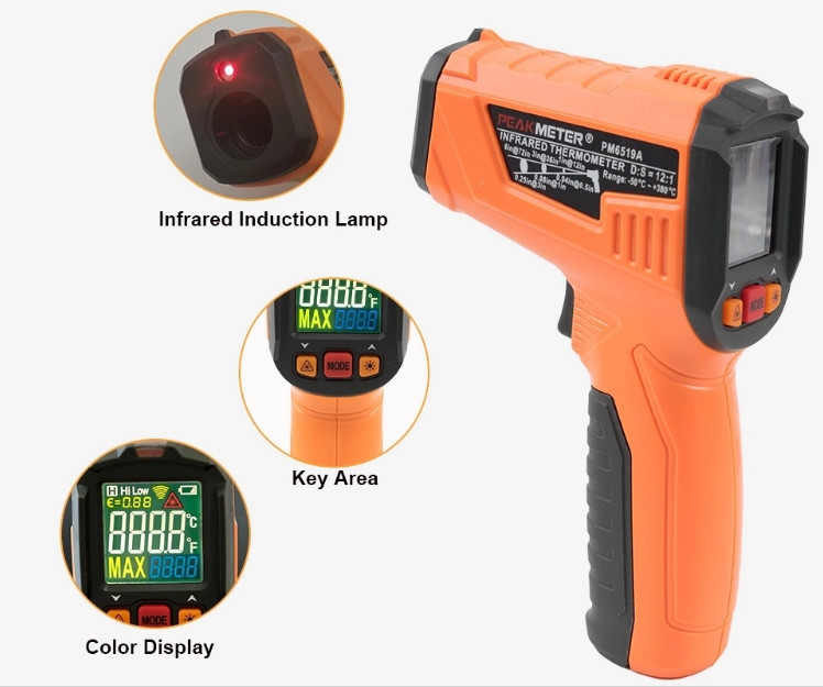 Best 2020 The Most Popular High precision digital laser infrared thermometer with LCD for industrial and domestic use wholesale