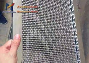 Best Rigid Frame 316 Stainless Steel Architectural Mesh Crimped Weave Decorative wholesale