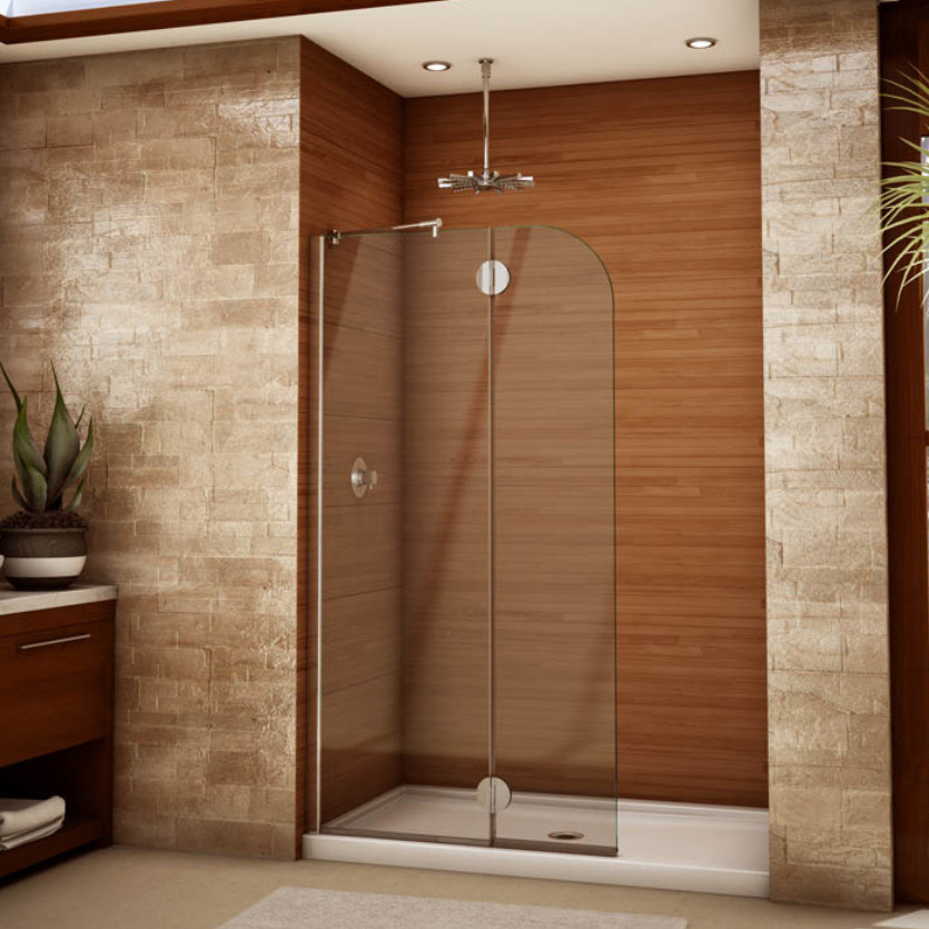 Best Modern tempered glass white line glass Shower Room compact shower enclosure wholesale