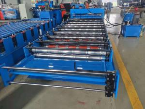Best 1000mm Feeding Ppgi Steel Tile Roll Forming Machine Servo Motor wholesale