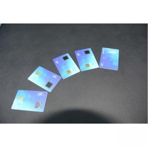 Best 7816 Embedded Contact Chip Card 1.0mm Payment Amount Display wholesale