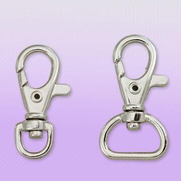 Best Nickel-plated Swivel Snap Hooks, Ideal for 10 to 20mm Lanyards wholesale