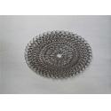 6''X6'' Round BBQ Stainless Steel Chainmail Scrubber for sale