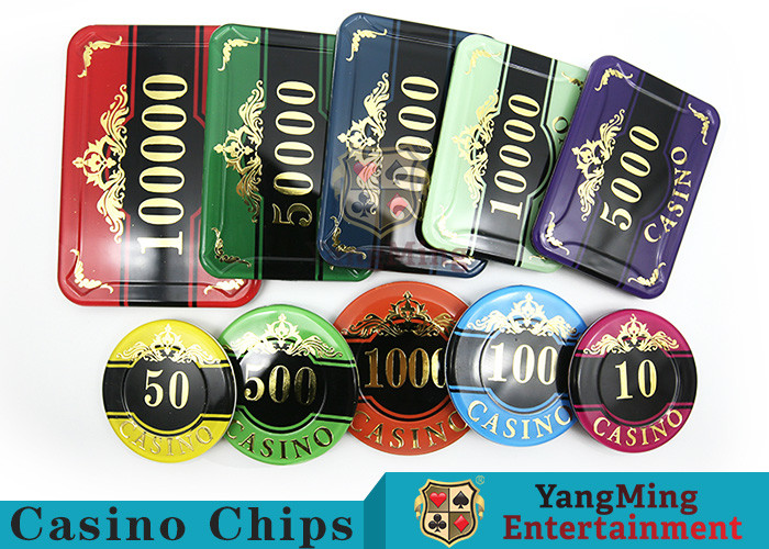 Best Customizable Casino Texas Holdem Poker Chip Set With UV Mark wholesale