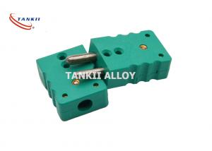 Best Green Color Type K Male Female Thermocouple Connector  15A wholesale