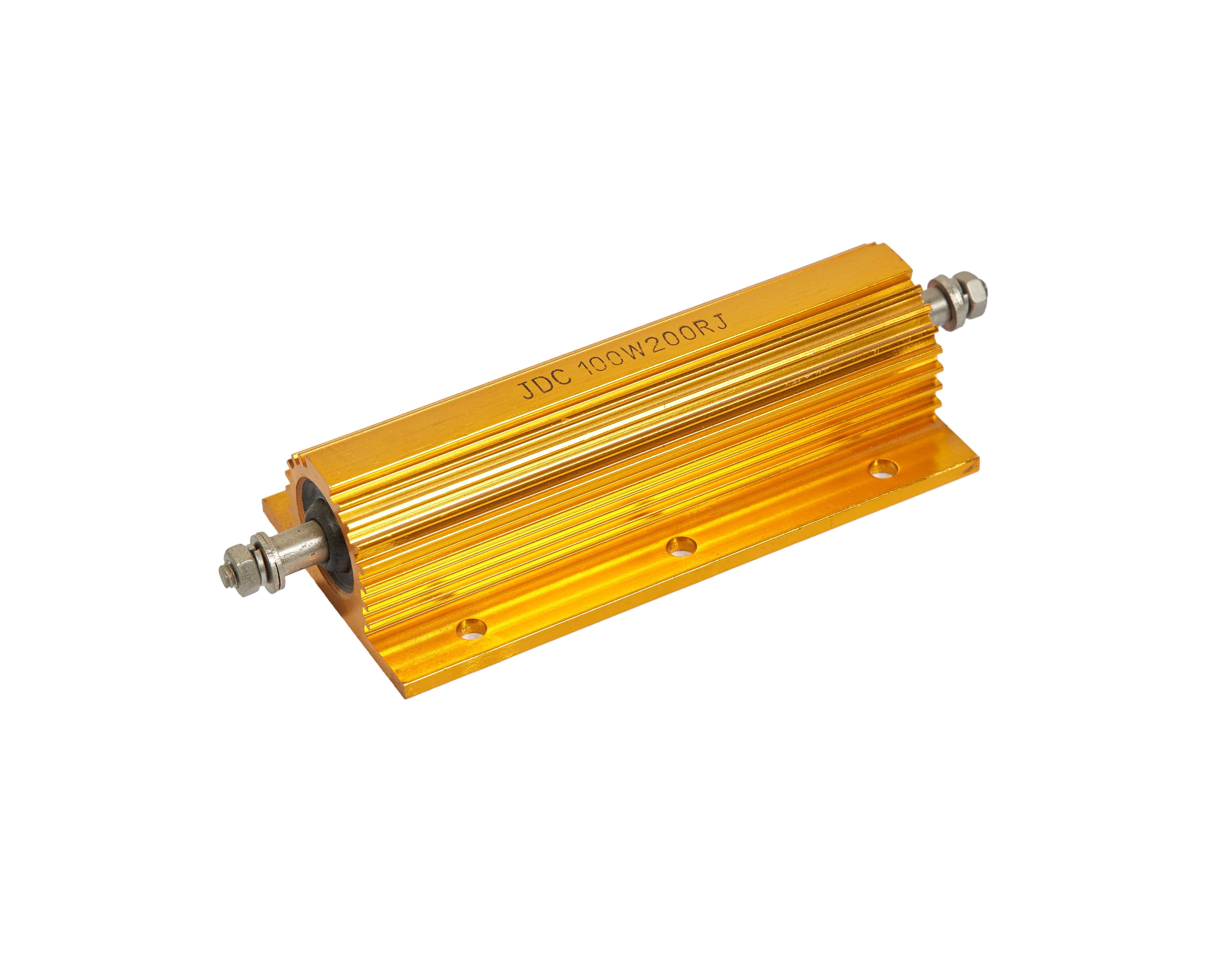 Cheap 100W Aluminium Housed Resistors For Maximum Heat Dissipation Mounting for sale