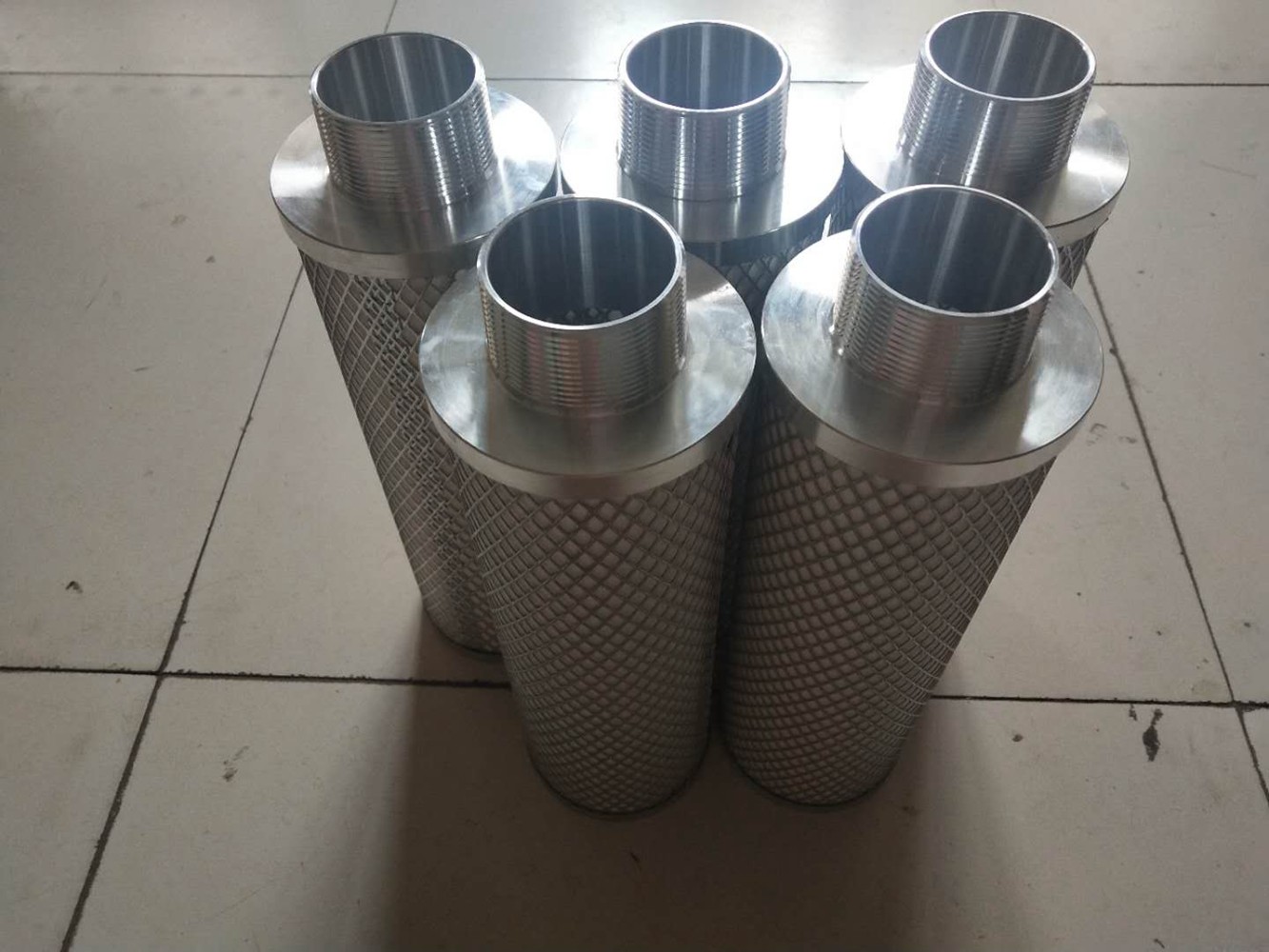 99.9% Vacuum Cleaner Polyester Dust Collector Cartridge Filter 215 Mm for sale