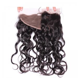 Malaysian Free Part 13x4 Lace Closure No Tangle With Natural Hair Line