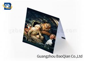 Best Gift Lenticular Greeting Cards Beautiful Picture 4 Color 3D UV Printing wholesale