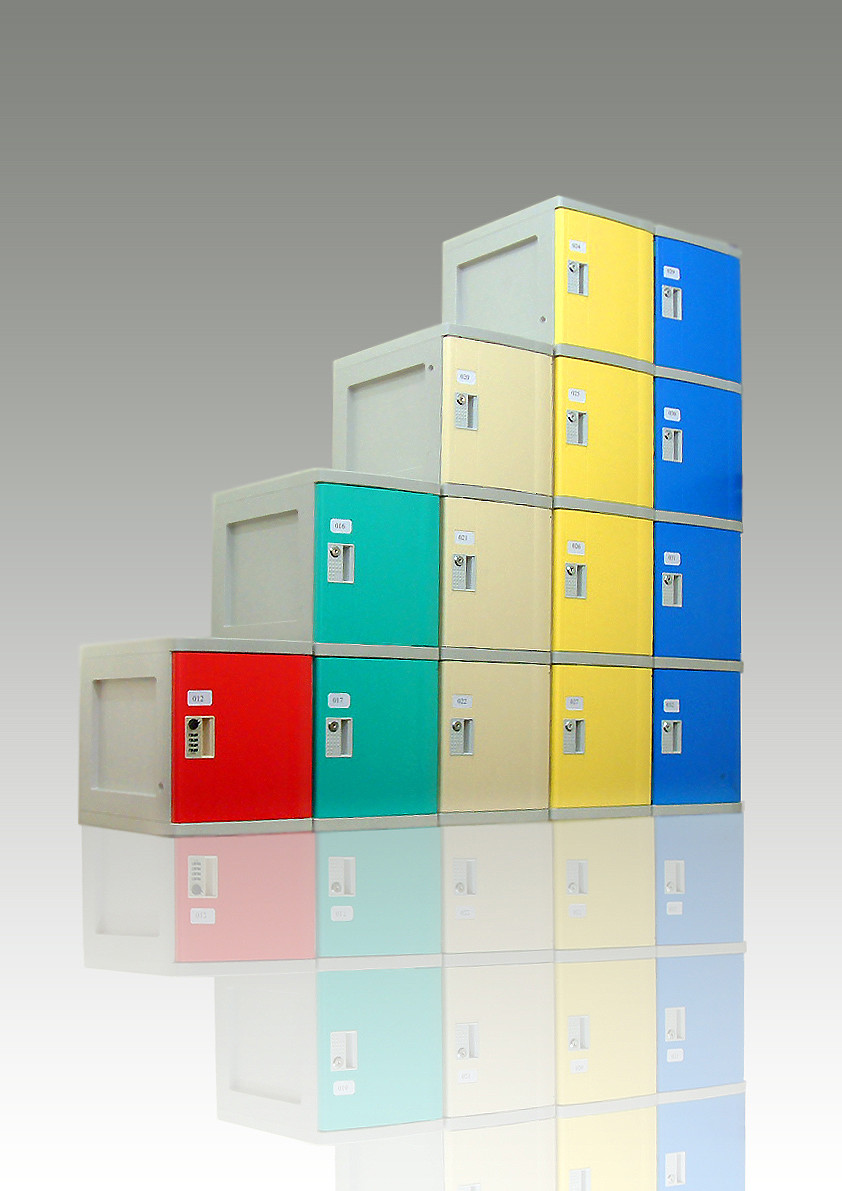 Best ABS Plastic Gym Lockers Beautiful Appearance For Sports Ground With keyless lock wholesale