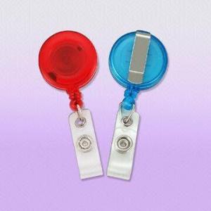 Best Retractable Clip-on Badge Reel with 60cm Long Pull Nylon Cord wholesale