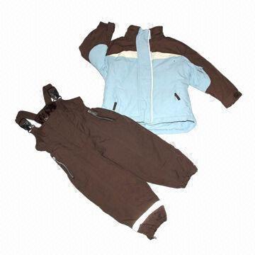 Best Children's suit/skiwear, made of polyester fabric, waterproof and breathability wholesale
