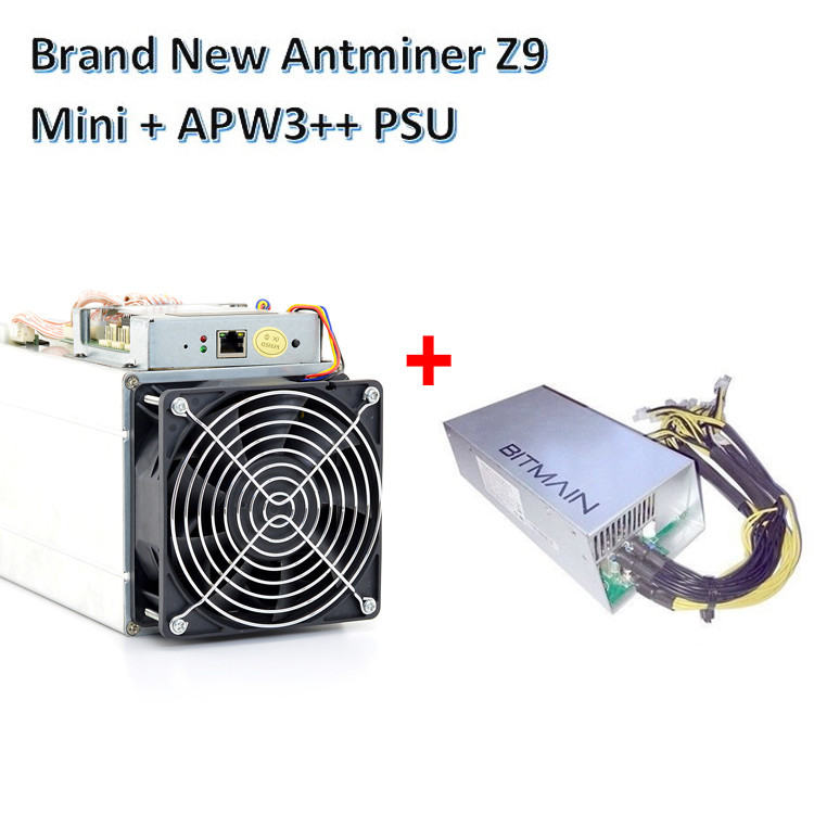 Best Bitcoin Mining Device Antminer Z9 mini 10kh/s ZCash miner with Power supply Asic Miner wholesale