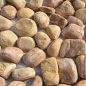 Yellow Sandstone Pebble Wall Stones,Landscaping Pebbles,Pebble L Corner Stone for sale
