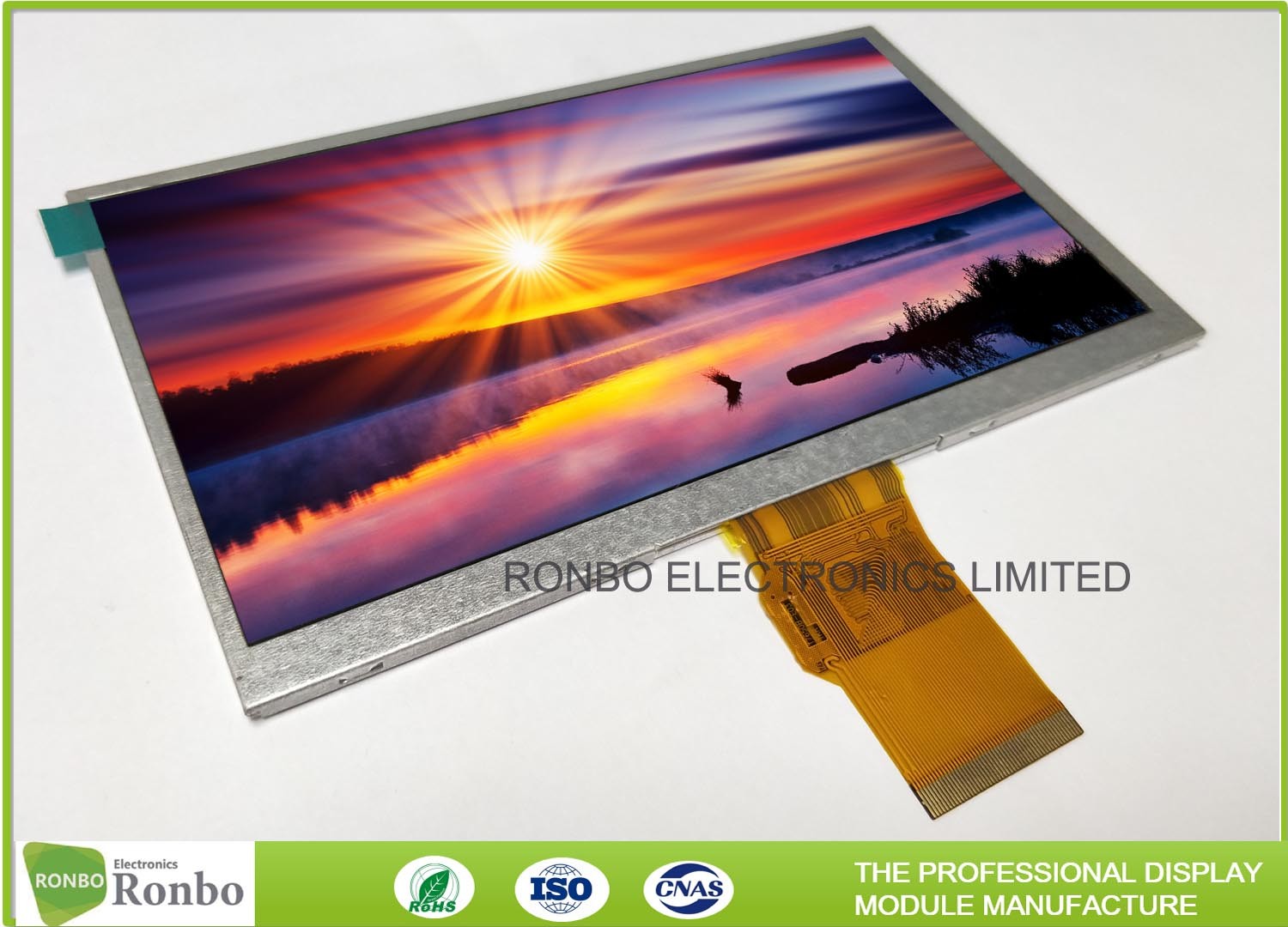 Best 7.0“ RGB Interface Lcd Display 800 X 480 , Wide View High Brightness LCD Module wholesale