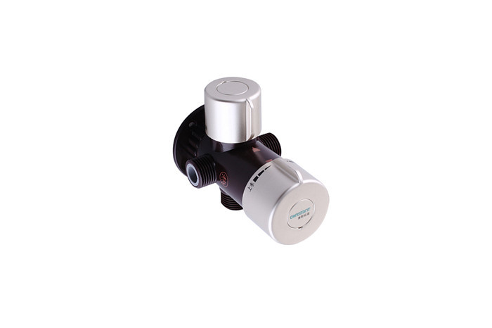 Best Brown Body Thermostatic Water Mixing Valve , 35 Double Switch Thermo Shower Valve wholesale