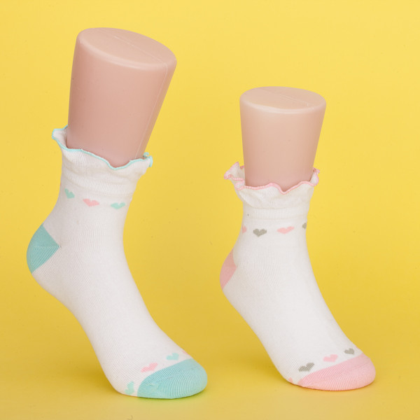 Slip Resistant 100 Cotton Socks For Toddlers , Keep Warm Cute Baby Socks