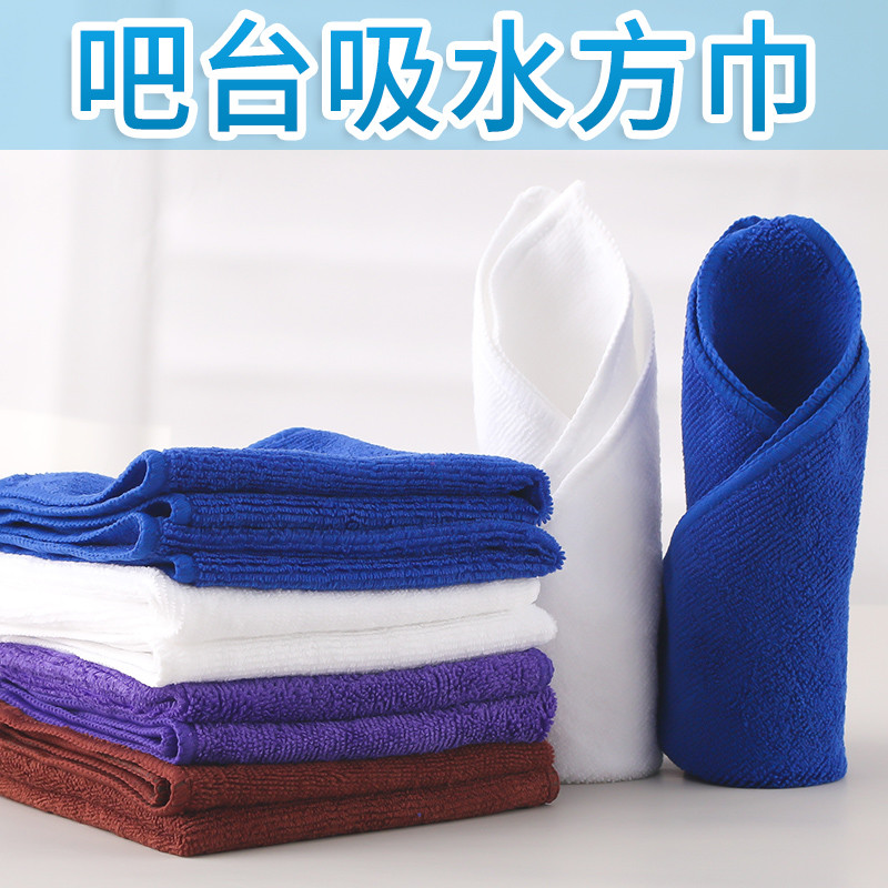 Best Colorful Square Super Absorbent Towel With A Cloth Hook 30 * 30CM wholesale