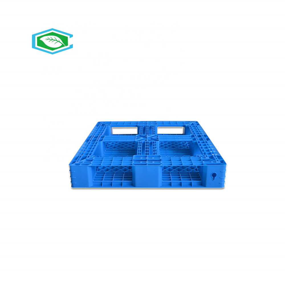 Best 1210 Reinforced Plastic Pallets 0.6 T Rack Load Steel Tube Insert High Temperature Resistance wholesale