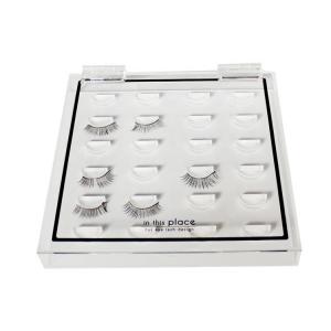 Best Eyelash Acrylic Display Case Custom Clear Packaging Logo Plastic Mink ROHS Certificated wholesale