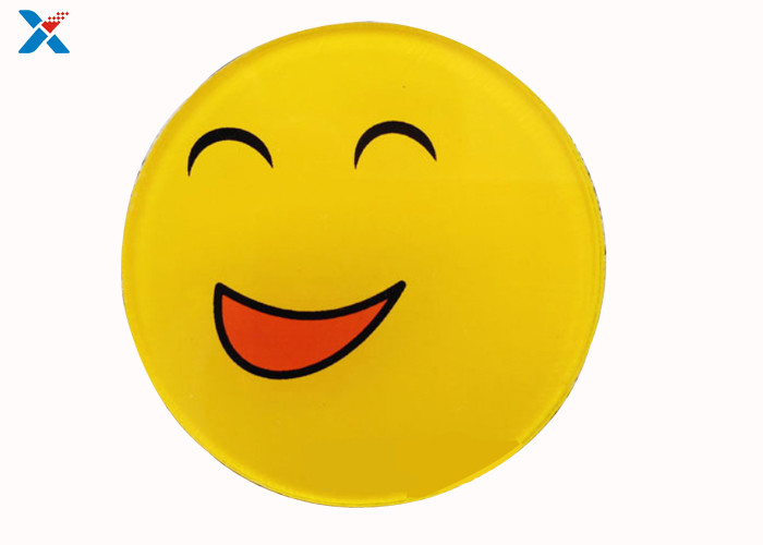 Best Customized Acrylic Shapes Craft Acrylic Smiley Face Badge Acrylic KTV Bar Smile Signage wholesale