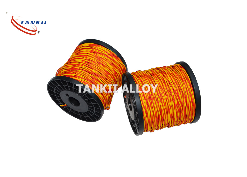 Best Thermocouple K Type Extension Cable 22SWG Vitreous Silica Fiber Insulation wholesale