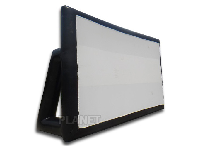 Best Black And White Inflatable Tv Screen Water Resistance Easy Operation wholesale