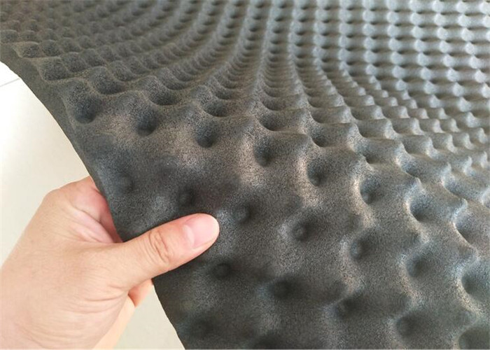 Best self-adhesive Foamily Black Colour Acoustic Foam Egg Crate Panel Studio Foam Wall Panel wholesale