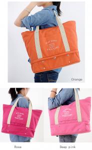 Best Colorful Foldable Travel Bag With Letter Pattern Printing 54 . 5 * 37 * 16CM wholesale