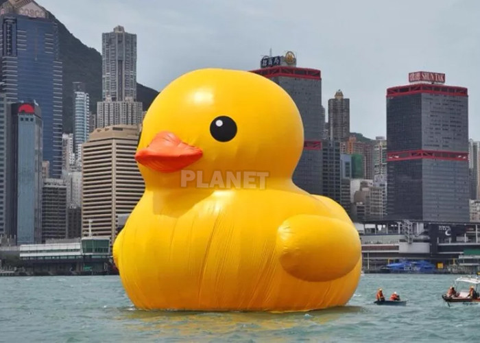 Best Outdoor Water Advertising Inflatable Duck Model Big Yellow Rubber Duck For Commercial wholesale