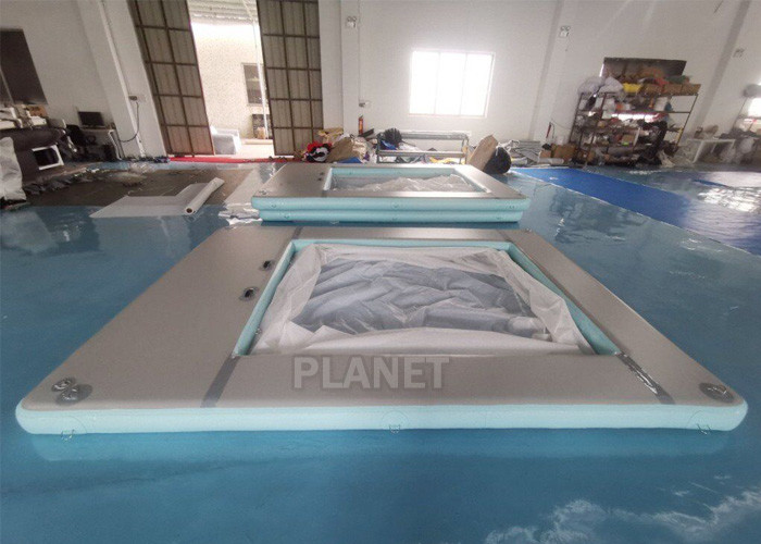 Best Anti Jellyfish Yacht Inflatable Floating Ocean Pool With Net wholesale