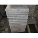 Marble Wall Coping Stone, Guangxi White Marble Pillar Cap,China Carrara Marble for sale