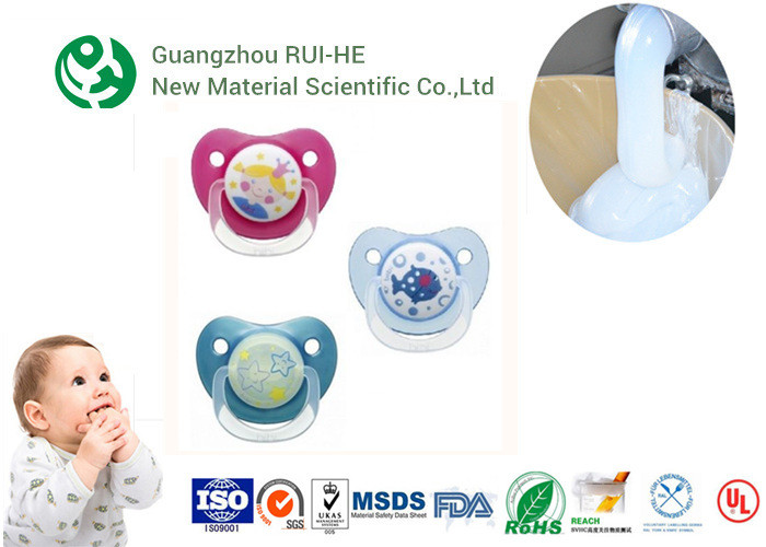 Best Liquid Silicone Rubber For Baby Nipples, Bottles Injection Molding 2 Part LSR 6250 - 60 With LFGB wholesale