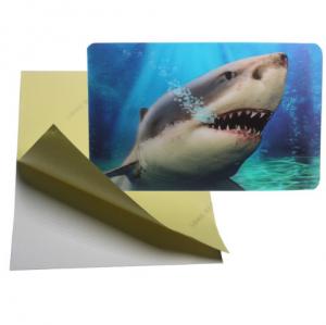 Best cheap price 3d lenticular sticker pp pet flip effect lenticular sticker printing with the adhesive on the backside wholesale