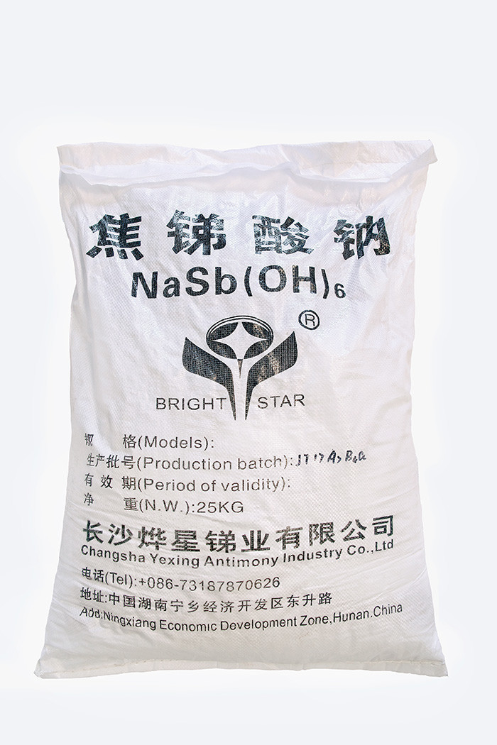 Best CAS 12507-68-5 Sodium Pyroantimonate White Powder Appearance NaSbO3*3H2O wholesale