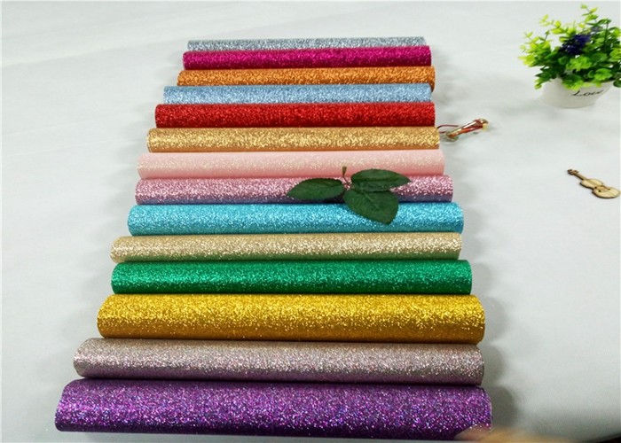 Best 3D Chunky Glitter Leather PU Glitter Fabric For Upper Shoes In Roll wholesale