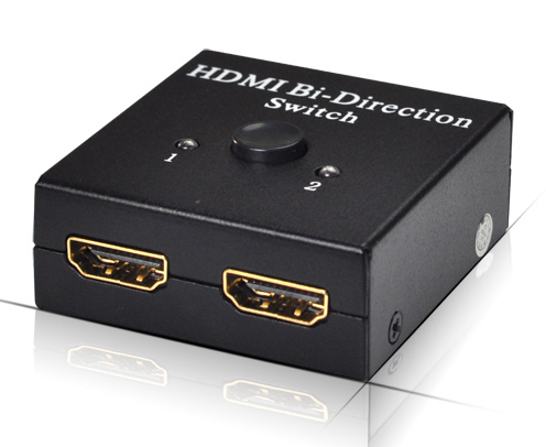 Buy cheap HDMI 2 Ports Bi-direction manual switch 2x1 switcher from wholesalers
