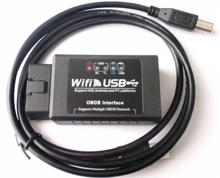 Best elm 327 scanner ,ELM327 WIFI +WIFI + USB wholesale