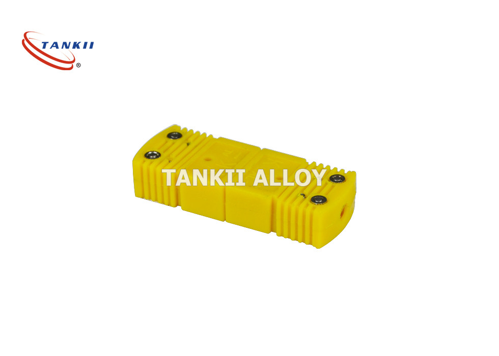 Best Yellow Colour K Type Thermocouple Connector With Extension Cable For Research wholesale