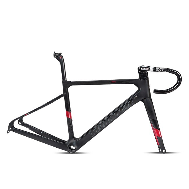 Buy cheap Customized Logo Carbon Road Frame , 56cm Bike Frame Multiple Color Choices from wholesalers