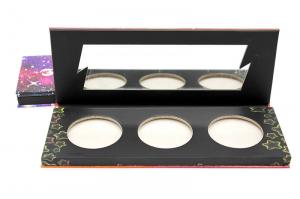 Best Hot Stamping Custom Makeup Packaging / Eyeshadow Paper Palette CMYK PMS Printing wholesale