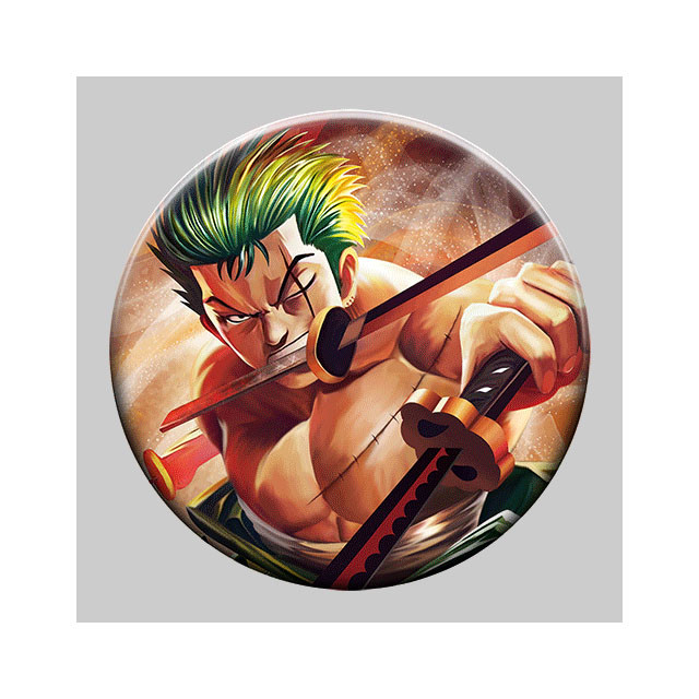 Best Flip Badge One Piece 3D Lenticular Pin With Luffy Zoro Anime wholesale